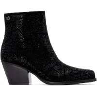 Xti for woman. 14467002-NEGRO Ankle boots 144670 black (36), 3 to 5 cm, Zip, Casual