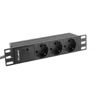 Lanberg PDU-03F-0200-IEC-BK, 1U (PDU-03F-0200-BK)