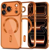 Tech-Protect iPhone 17 Pro MagFlex -kotelo - MagSafe-yhteensopiva - Kirkas / Kosminen oranssi