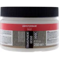 Amsterdam 3000 läpinäkyvä gesso - 250ml