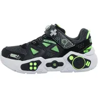 SKECHERS Tennarit 'GAMETRONIX 3.0' neonvihreä / musta