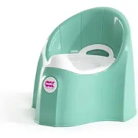 Okbaby Pasha - Pot pour Enfants, Anatomisesti Muotoiltu Istuin ja Irrotettava Säiliö - Turkoosi