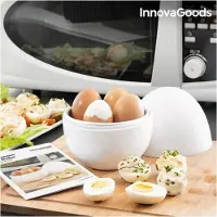 InnovaGoods Kananmunakeitin - - Boilegg - Alumiini ja PP - Kapasiteetti 4 munaa - Toiminnallinen muotoilu