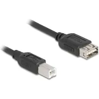 DeLOCK 81532, 3 m, USB B, USB A, USB 2.0, 0,48 Gbit/s, Musta