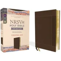 Zondervan NRSVue, Holy Bible with Apocrypha, Personal Size, Leathersoft, Brown, Comfort Print
