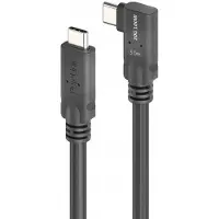 PureLink PI6620-030 | PureInstall MicroX4 Angeled (Left/Right) | USB-C - USB-C | 4.0 2x2 | DP Alt Mode | 3m | Musta