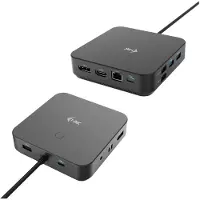 I-Tec USB-C HDMI Dual DP Power Delivery 100 W -telakointiasema