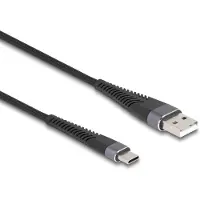 DeLOCK – USB 2.0 Cable USB Type-A male to USB Type-C male with extended bend protection 1 m (81121)