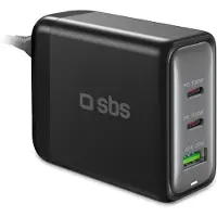 SBS Charging station 100W 2x USB-C/1x USB GaN black (TECHGSTUSB2C100W)