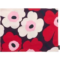 Marimekko Pieni unikko pöytätabletti akryyli Plum-cranberry-off white-rose