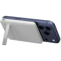 Belkin Boost. Lataus Slim Magneettinen Ulkoinen Akka 5K Ja Jalusta - Valkoinen - Rajoitettu - BPD011hqWH - USB Type C - Litiumioni