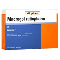 Ratiopharm Macrogol 10 kpl 10 kpl