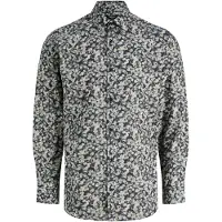 Jack & jones Jprblaparker Print L/S Shirt - Navy - M