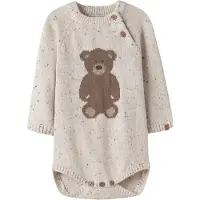 Name it Nbngalto Ria Ls Knit Body Lil - Cream - 86