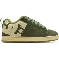 Dc-shoes Matalavartiset tennarit 'COURT' kerma / oliivi