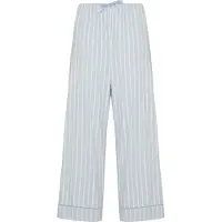 Hunkemoller Pyjamahousut vaaleansininen / valkoinen