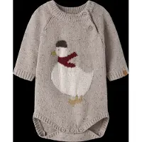 Lil´ Atelier Nbngalto Ria Ls Knit Body Lil - Beige - 62