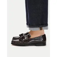Tommy Hilfiger Th Loafer Tassel Abrasivato - Brown - 38