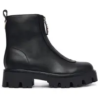 GUESS for woman. FLFRR2ELE10 Ryan black ankle boots (41), 1 to 3 cm, Zip, Casual, Polyester