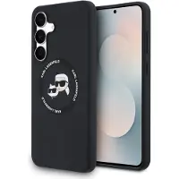 Karl Lagerfeld Silikoni Karl&choupette Heads Magsafe -suojakuori Samsung Galaxy S25 Fe:lle