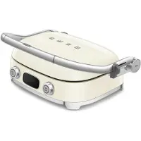 Smeg 50's Style monitoimigrilli Creme korkeakiilto