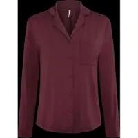 Hunkemoller Jacket Ls Jersey Essential - Burgundy - S