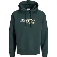 Jack & Jones Collegepaita 'JJJADE' vaaleankeltainen / kuusi / valkoinen