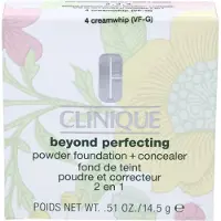 Clinique Beyond Perfecting Powder Foundation + Concealer puuterimainen meikkivoide ja peitevoide 2in1 sävy 04 Cream Whip 14,5 g