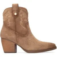 Refresh for woman. 17301402-BEIGE Ankle boots 173014 beige (37), 3 to 5 cm, Zip, Casual