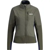 Swix Women's Dynamic Hybrid Insulated Jacket Olive/ Dark Navy Urheilutakit vuorelliset XS