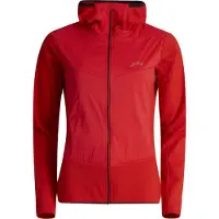 Lundhags Women's Padje Merino Block Hoodie Lively Red Välikerrospuserot XS
