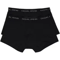 Casual Friday Cfnorh 2-Pack Bamboo Trunks - Black - M