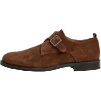 Hackett London for man. HMS200141 Light brown suede Hampton shoes (44), Flat, Split Leather, Buckle, Casual, Classic