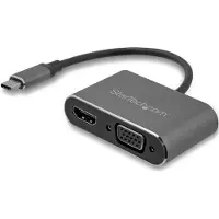 StarTech.com – USB C to VGA and HDMI Adapter - Aluminum (CDP2HDVGA)
