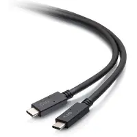 C2G 6ft (1.8m) USB-C Male to USB-C Male Cable (20V 5A) - USB 3.2 Gen 1 (5Gbps) - USB-C cable - 24 pin USB-C to 24 pin USB-C - 1.8 m