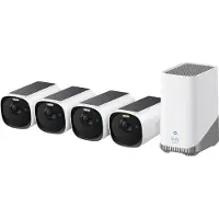 Eufy eufyCam E40 4-Camera Kit - Valvontakamerajärjestelmä, Musta/Valkoinen