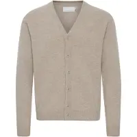 Casual Friday Neuletakki 'Karl' meleerattu beige