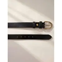 ARMIE Vyö 'The Cooper Leather Belt' musta