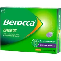 Berocca Energy Cassis & Berries poretabletti 45 kpl
