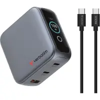 Verbatim – Mini GaN Charger 100W with Display (30239)