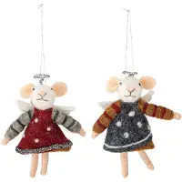 Bloomingville Peo Ornament, Multifarvet, Uld