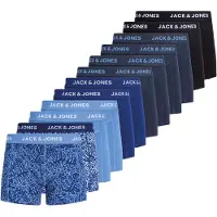 Jack & Jones Bokserishortsit 'JACEFRON' sininen / savunsininen / opaali / vaaleansininen / musta
