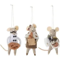Bloomingville Peo Ornament - Beige - H12CM