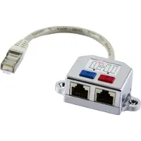 Deltaco 679-F FTP Cat5 Y-verkkokaapeli