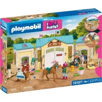 Playmobil Rakastan hevosia - Suuri ratsastustalli