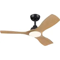 Philips Olas Fan Ceiling Light 30(Fan)+24(Light)W, LED, IP20, Musta