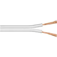 Microconnect Loudspeaker cable, 25m, white