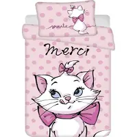 Darymex Disney lasten vuodevaatesetti Marie Cat Merci, 100x135 cm, 2 osaa