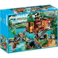 Playmobil Adventure Treehouse Construction Game Ruskea