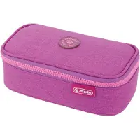 Herlitz beatBox ABC, Pehmeä lyijykynäkotelo, Polyesteri, Vaaleanpunainen, Purppura, Kuvio, Vetoketju, Nuoruus (50046492)